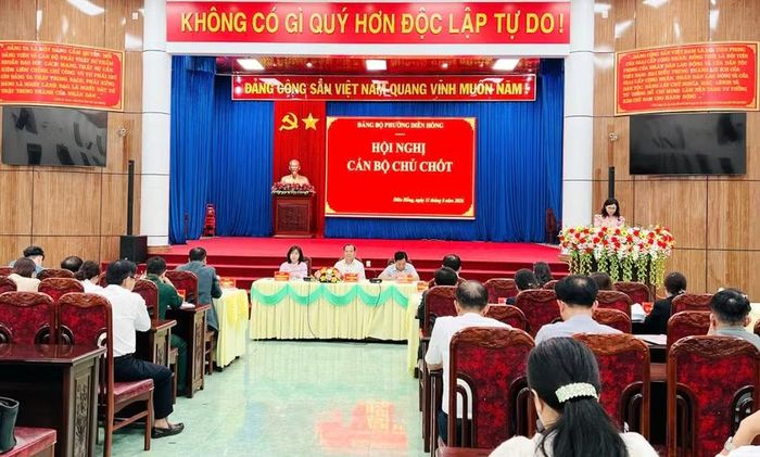 Hội nghị đã nghiên cứu, thảo luận và ghi phiếu giới thiệu nhân sự quy hoạch.