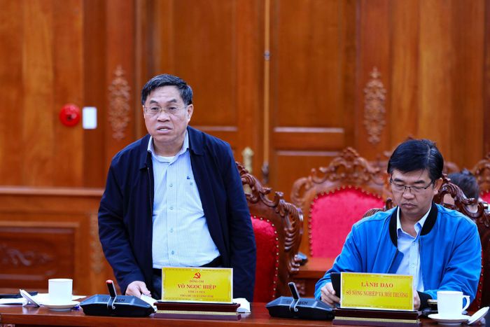 Tỉnh ủy viên, Phó Chủ tịch UBND tỉnh Lâm Đồng Võ Ngọc Hiệp giao nhiệm vụ cho các sở, ngành và cơ quan thuế thực hiện trong thời gian tới