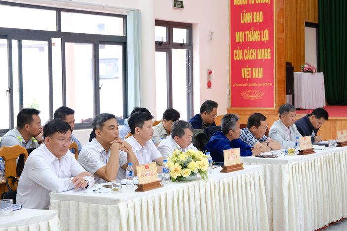 Đại diện lãnh đạo các địa phương tham dự buổi làm việc