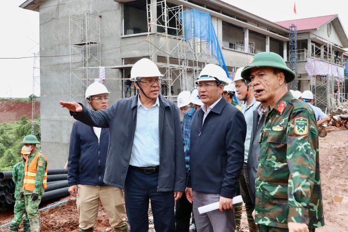 Phó Chủ tịch UBND tỉnh yêu cầu chủ đầu tư, các đơn vị liên quan bảo đảm tiến độ, chất lượng công trình