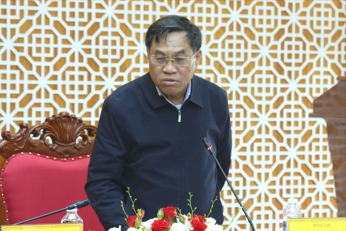 Tỉnh ủy viên, Phó Chủ tịch UBND tỉnh Võ Ngọc Hiệp yêu cầu Chi cục hải quan, cơ quan thuế vận động để các doanh nghiệp xuất khẩu làm thủ tục khai thuế tại địa phương