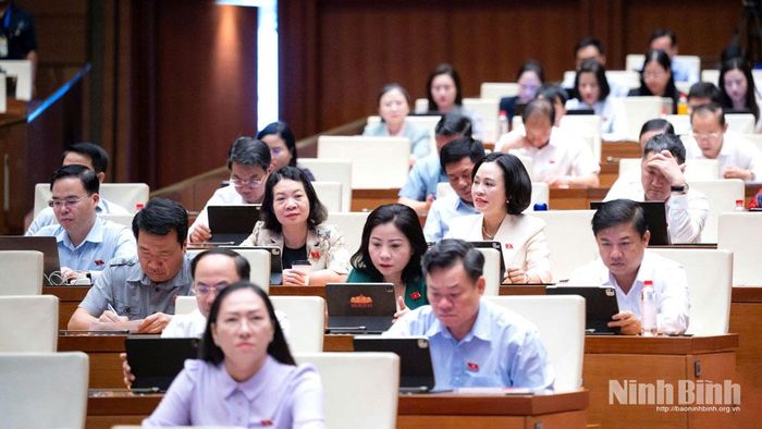 Các đại biểu tham dự phiên họp.