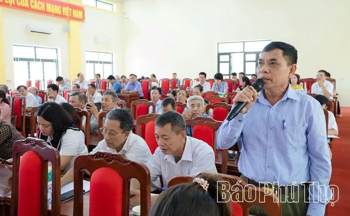 Cử tri xã Liên Châu trực tiếp đóng góp ý kiến, tháo gỡ vướng mắc từ cơ sở tại Diễn đàn "Lắng nghe dân nói".