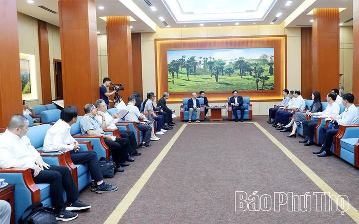 Quang cảnh buổi tiếp.
