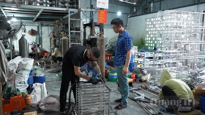 Công ty TNHH đầu tư và phát triển Hoàng Minh Hưng đang thiếu mặt bằng sản xuất - Ảnh: N.T