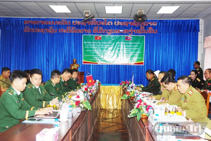 Quang cảnh hội đàm - Ảnh: H.N