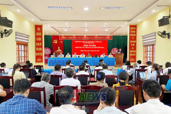 Tổ đại biểu số 06 HĐND tỉnh tiếp xúc cử tri tại xã Chiềng Mung.