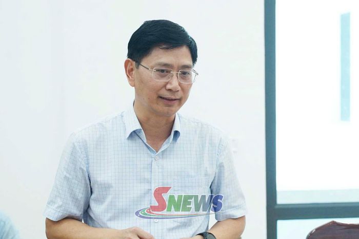 Lãnh đạo Sở Nông nghiệp và Môi Trường phát biểu tại hội nghị.
