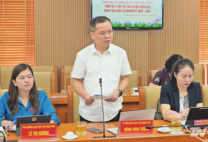 Đại biểu phát biểu tại Hội nghị.