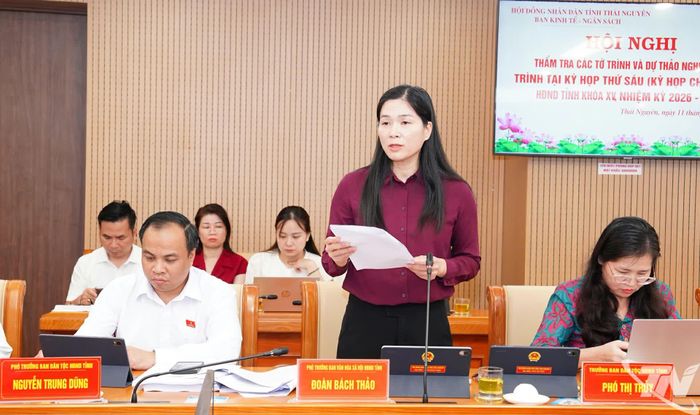 Đại biểu phát biểu tại Hội nghị.
