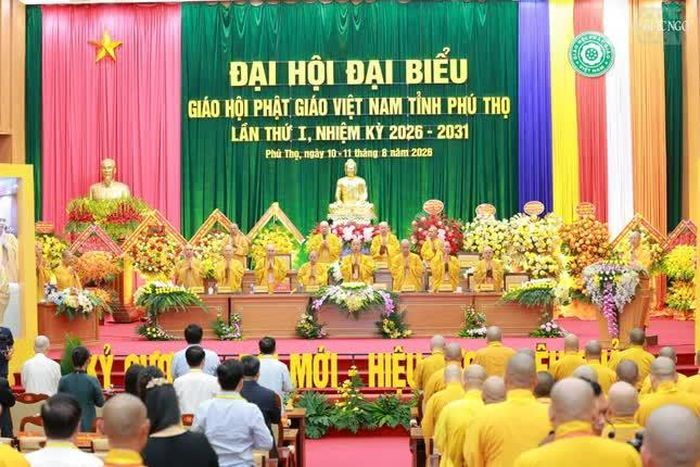 Đại hội đại biểu Phật giáo tỉnh Phú Thọ lần thứ I, nhiệm kỳ 2026-2031 thành công tốt đẹp