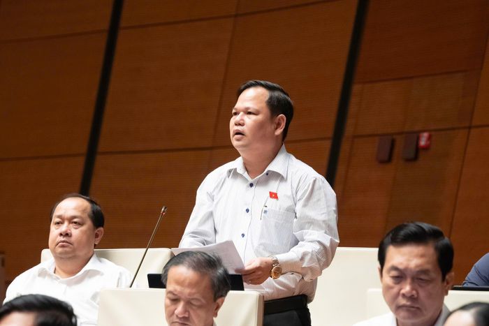 Đại biểu Nguyễn Duy Thanh (đoàn Cà Mau). Ảnh: Media Quốc hội.