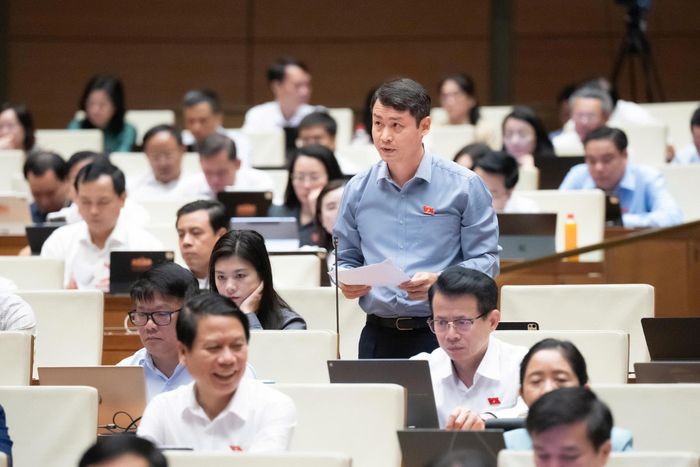 Đại biểu Trần Thế Anh (đoàn Ninh Bình). Ảnh: Media Quốc hội.