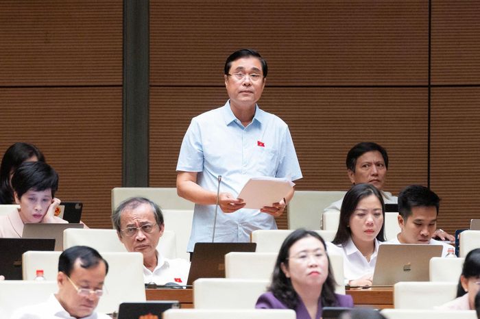 Đại biểu Nguyễn Cao Sơn (đoàn Phú Thọ). Ảnh: Media Quốc hội.