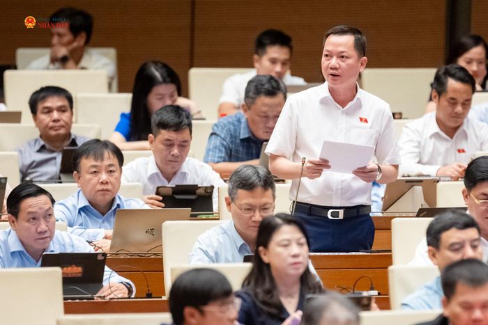 ĐBQH Trịnh Xuân An (Đồng Nai) phát biểu. Ảnh: Phạm Thắng