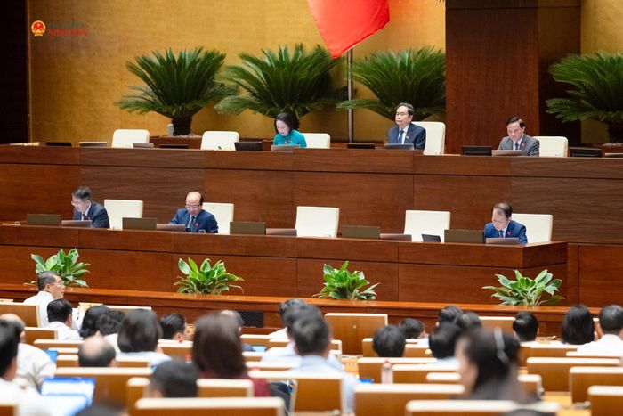 Toàn cảnh phiên họp. Ảnh: Phạm Thắng