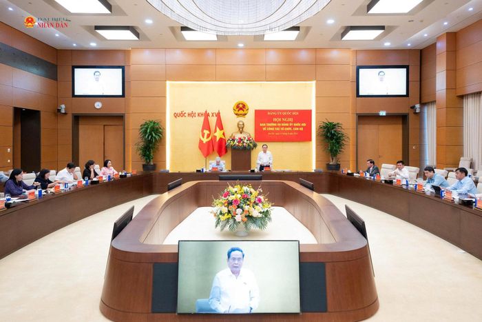 Bí thư Đảng ủy Quốc hội, Chủ tịch Quốc hội Trần Thanh Mẫn chủ trì Hội nghị
