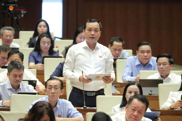 ĐBQH Lê Văn Đông (TP. Hồ Chí Minh) phát biểu