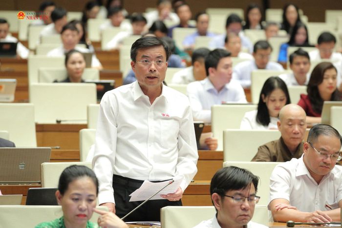 ĐBQH Nguyễn Xuân Kỳ (TP. Hà Nội) phát biểu