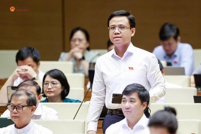 ĐBQH Nguyễn Thế Duy (TP. Hồ Chí Minh) phát biểu