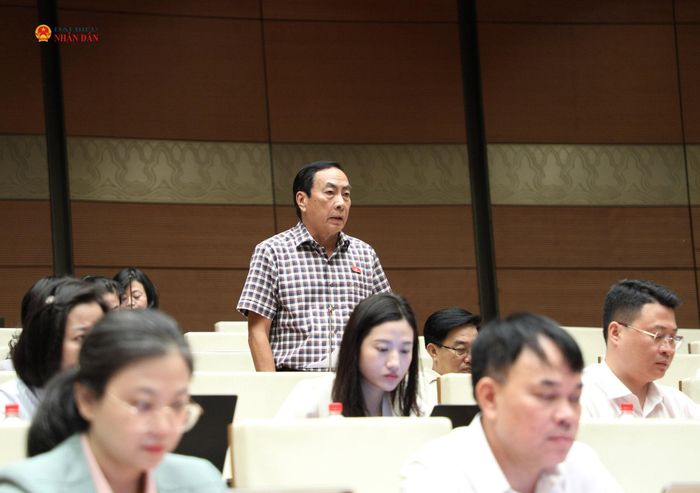 Đại biểu Phạm Văn Hòa (Đồng Tháp) phát biểu