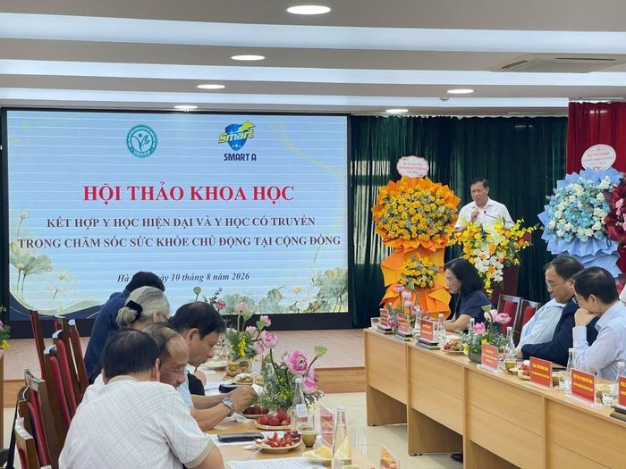 Ông Đỗ Xuân Tuyên - Thứ trưởng Bộ Y tế phát biểu tại Hội thảo