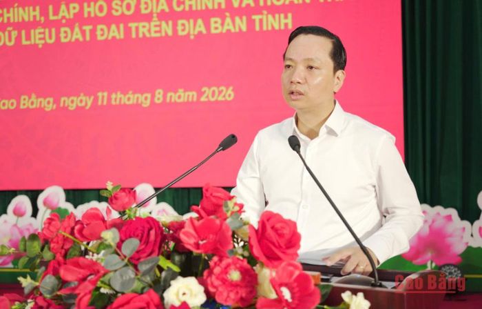 Chủ tịch UBND tỉnh Lê Hải Hòa phát biểu chỉ đạo tại hội nghị.