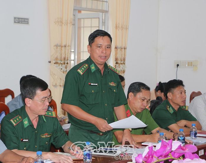 Thượng tá Trương Bảo Xuyên, Phó Tham mưu trưởng, Ban Chỉ huy Bộ đội Biên phòng tỉnh đánh giá thêm về công tác phối hợp trong chỉ đạo thực hiện Chỉ thị 01-CT/TU tại các địa bàn.