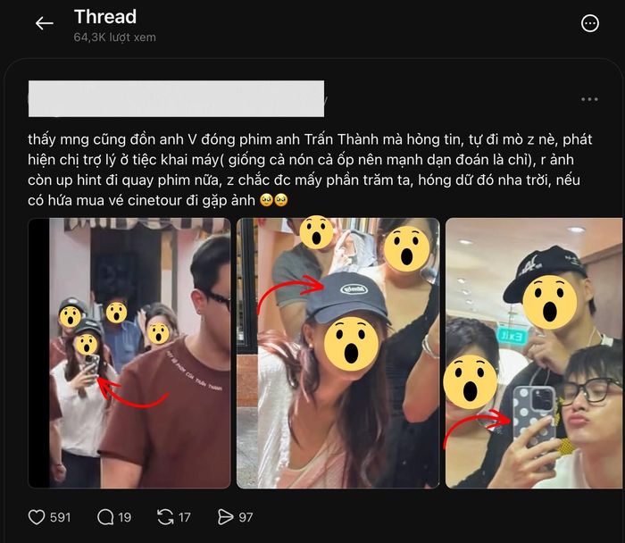 Mạng xã hội rần rần vì loạt hint về Trần Ngọc Vàng tham gia phim Tết của Trấn Thành. Ảnh: MXH