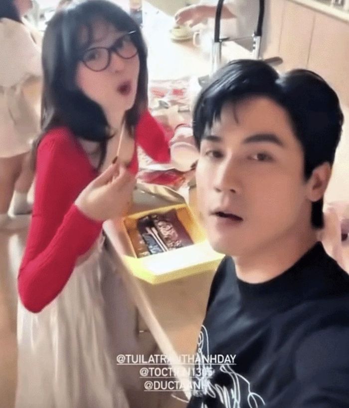 Việc Tóc Tiên có mặt tại nhà riêng của Trấn Thành khiến những tin đồn càng trở nên rầm rộ. Ảnh chụp màn hình