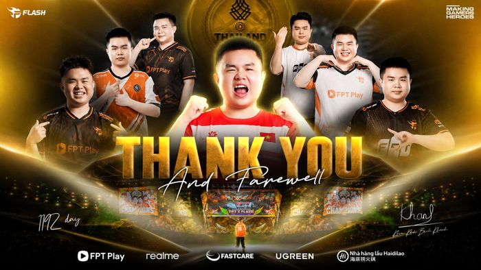 FPT Gray chính thức chia tay Team Flash sau hành trình tại APL 2026