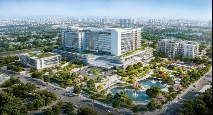Dự án được nghiên cứu trên khu đất tại phường Hoàng Mai, Hà Nội.