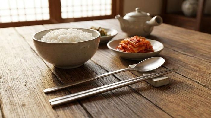Đũa và thìa kim loại dùng rất bền không phải thay mới trong hàng chục năm. (Ảnh: Ktimes)