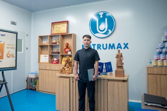 Ông Nguyễn Minh Hùng - Trưởng ban chiến lược Truyền thông Natrumax - chia sẻ về kế hoạch phát triển truyền thông và mở rộng thị trường.