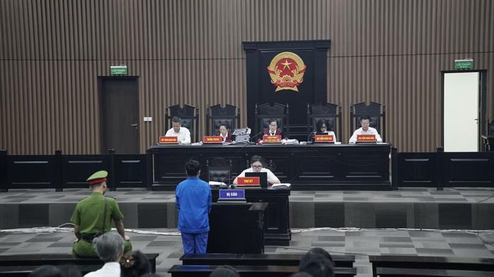 Quang cảnh phiên tòa. Ảnh: N.M