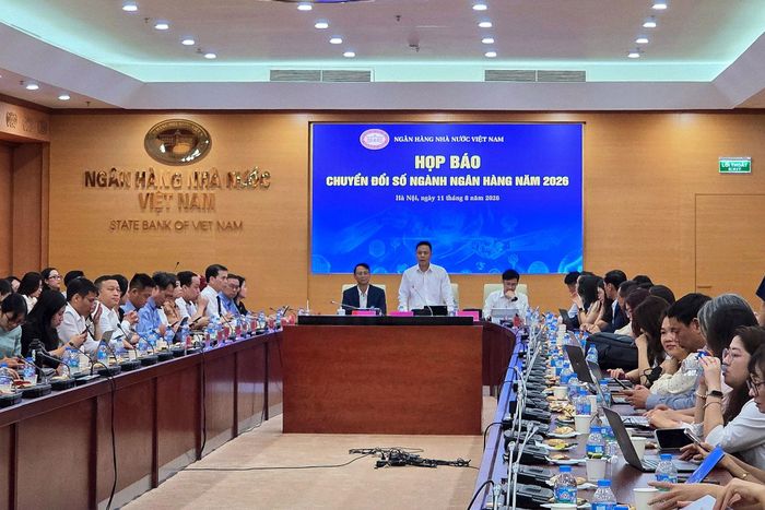 Ngân hàng Nhà nước công bố chuỗi sự kiện chuyển đổi số ngành Ngân hàng năm 2026. Ảnh: Lệ Giang