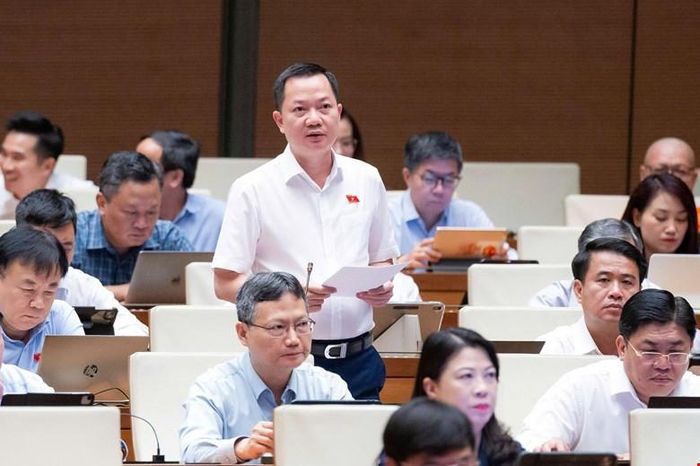 Đại biểu Trịnh Xuân An (Đoàn Đồng Nai) phát biểu thảo luận. Ảnh: Quochoi.vn