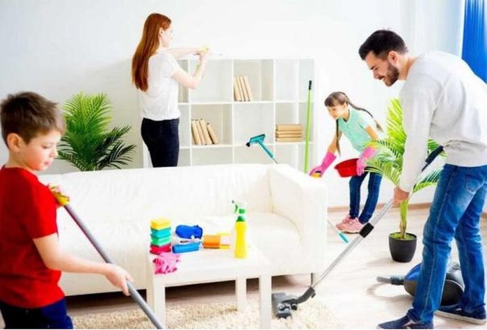 Dọn dẹp nhà không cần xem ngày, giờ tốt và lúc nào bắt đầu cũng được. Ảnh internet