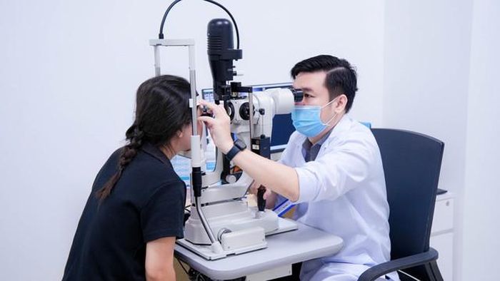 Bệnh nhân được tái khám sau điều trị. Ảnh BVCC