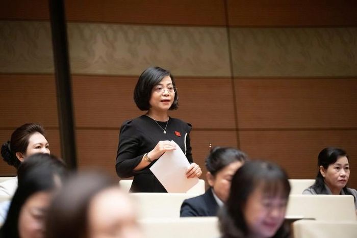 Đại biểu Nguyễn Thanh Cầm – Đoàn ĐBQH tỉnh Đồng Tháp. Ảnh: Media Quốc hội