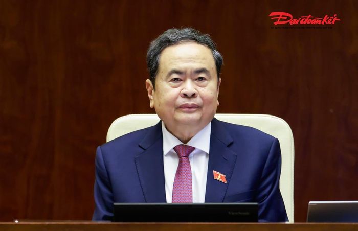 Chủ tịch Quốc hội Trần Thanh Mẫn chủ trì phiên họp. Ảnh: Quang Vinh
