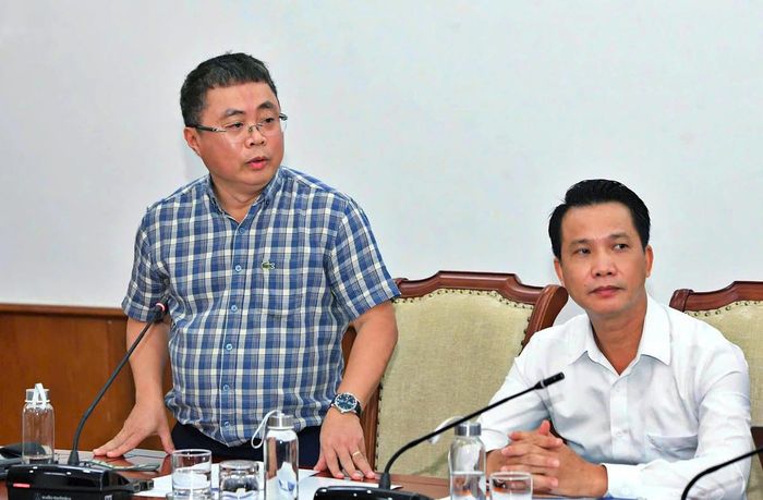 Ông Phan Thanh Nam - Phó Tổng Biên tập Báo Văn hóa, Thành viên Ban Tổ chức công bố Thể lệ Giải Báo chí toàn quốc “Vì sự nghiệp phát triển Văn hoá Việt Nam” lần thứ Tư.
