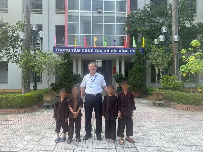 5 chú tiểu đã được đưa vào Trung tâm Công tác xã hội Vĩnh Phúc và đưa về nhà