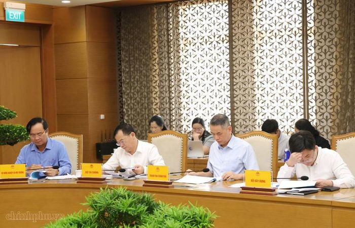 Các đại biểu dự cuộc họp - Ảnh: chinhphu.vn/Gia Huy
