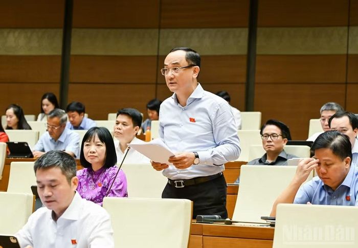 Đại biểu Nguyễn Ngọc Sơn (Đoàn Hải Phòng).