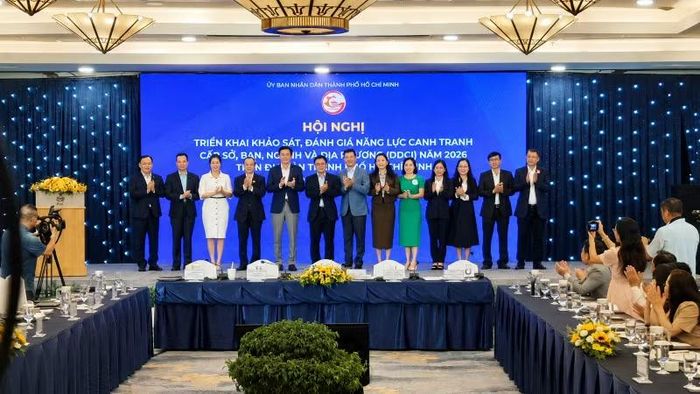 Ra mắt Hội đồng đánh giá DDCI năm 2026. (Ảnh: CAO TÂN)