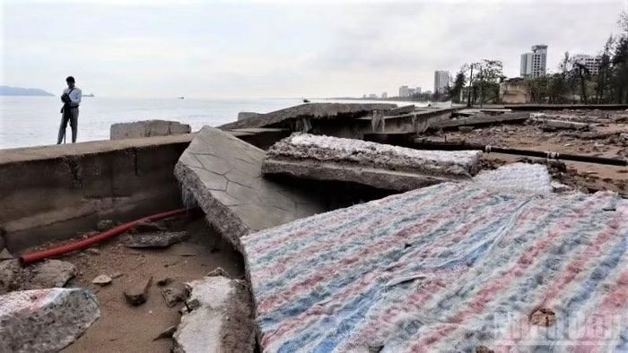 Năm 2025, sóng lớn do bão số 10 (Bualoi) đã "xé nát" khoảng 600m bờ kè biển có tổng kinh phí xây dựng hơn 40 tỷ đồng tại phường Cửa Lò, tỉnh Nghệ An.