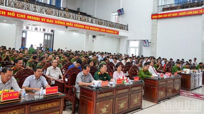 Đại biểu tham dự hội nghị. (Ảnh: Công an cung cấp)