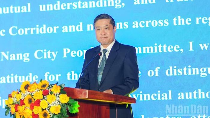 Phó Chủ tịch Ủy ban nhân dân thành phố Đà Nẵng Phan Thái Bình phát biểu khai mạc.