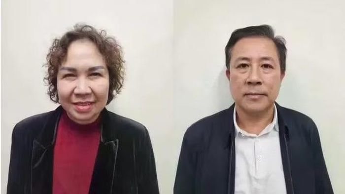 Bị can Chu Thị Thành (trái) và Mai Anh Tuyên. (Ảnh: BỘ CÔNG AN)